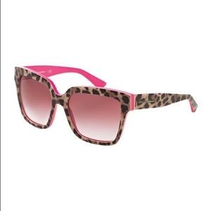 Dolce Gabbana cheetah/leopard print sunglasses
